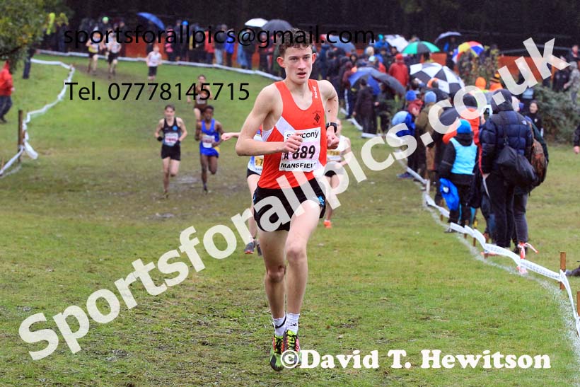 Boys Under-15s 2023 National Cross Country Relays, Berry Hill Park, Mansfield.  Photo: David T. Hewitson/Sports for All Pics